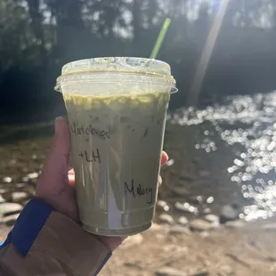Creekside iced matcha latte