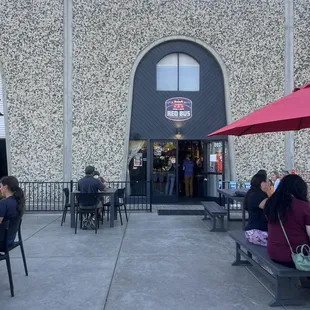 Outside main entrance