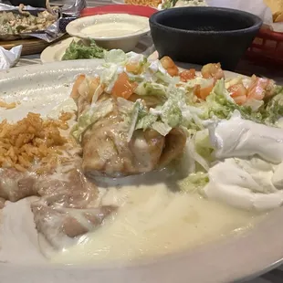 Chicken chimichanga
