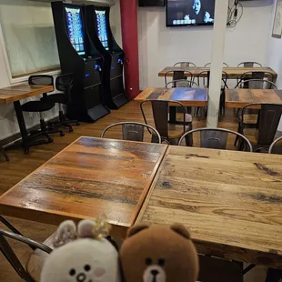 The dining room