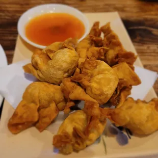 Dinner @Red Cafe last evening; 5/16/2022. 1st time here &amp; we sure were eating Dinner late last night. We also ordered Crispy Won Tons.