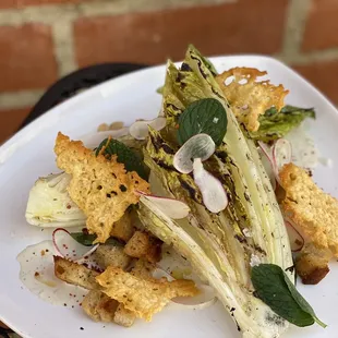 Grilled Caesar Salad
