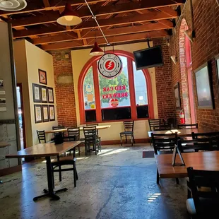 Open indoors with plenty of space!