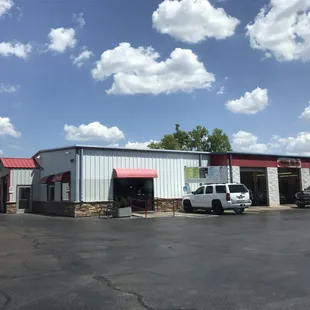 Front of the building