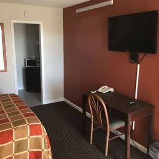 Newly remodeled rooms with huge flat screen tv and LED lighting!