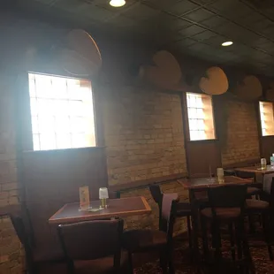 Loved the fans that slowly moved back and forth.