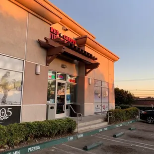 outside of a restaurant