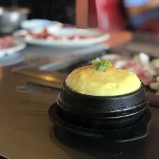 Steamed egg!