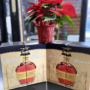 Limited availability Blanton's Bourbon for a Holiday  idea.