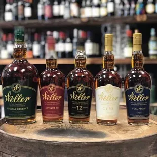 The family portrait of Weller Bourbons