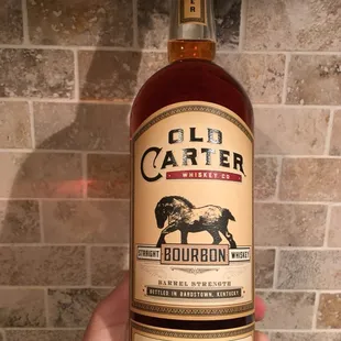 Old Carter Bourbon batch 1