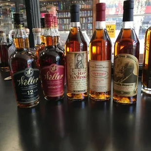 Pappy Van Winkle and the Weller Bourbon
