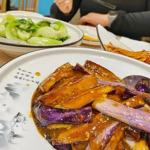 98. Eggplant with Brown Sauce