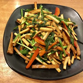 112. Stir Fried Dried Bean Curd With Chives 112.