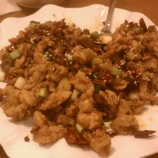 43. Deep Fried Chicken Cube With Hot Pepper 43.