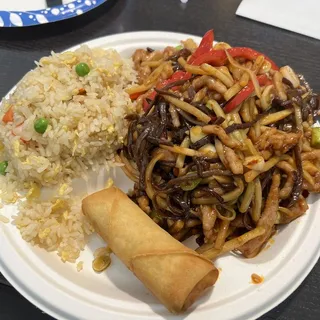 L20. Shredded Pork in Spicy Garlic Sauce Lunch Special