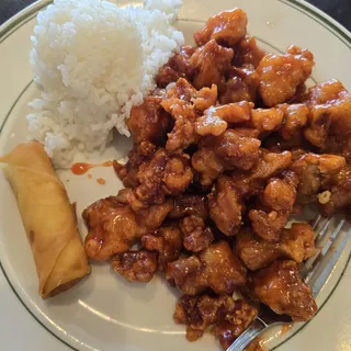 L10. Orange Chicken Lunch Special