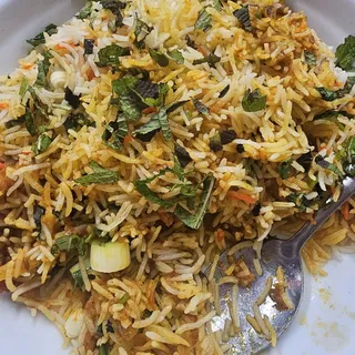Fish biryani