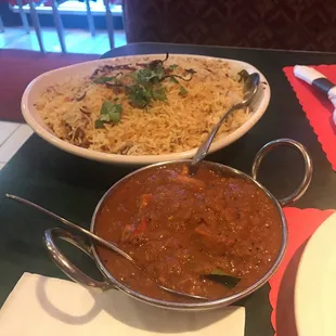 Dum Chicken Biryani and kerala chicken