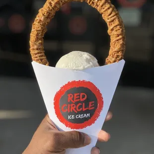 Churro Daddy with &quot;Ghostface&quot; Ice Cream