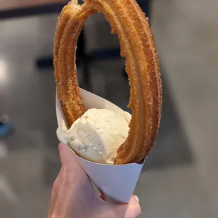 That&apos;s the biggest churro I&apos;ve ever seen!