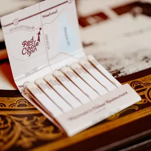 matchsticks in a match box