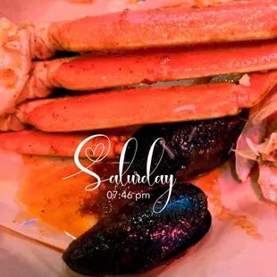 The crab legs were perfect and delicious