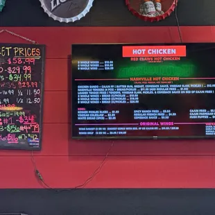 Hot Chicken menu &amp; Market Prices