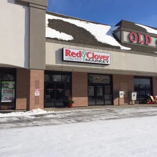 the front of the store