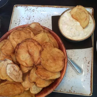 Chips and Onion Dip