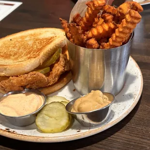 Nashville hot chicken sandwich