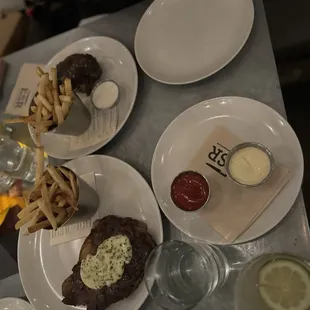 Filet mignon and ribeye