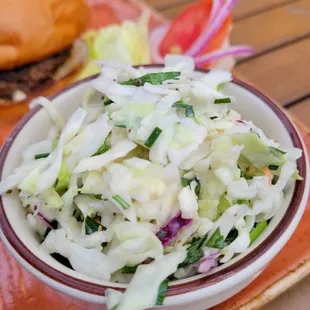 coleslaw- not recommended