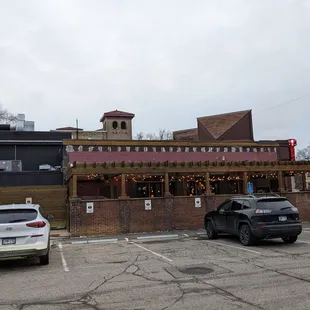 View from the parking lot