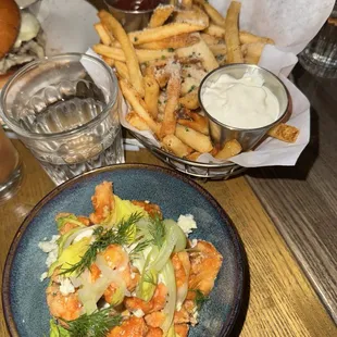 Buffalo Cauliflower &amp; Truffle Fries