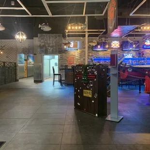  the inside of a restaurant