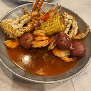 Already split in half for us