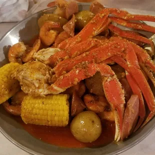 Awesome seafood boil@ Red Crab!!