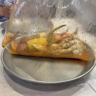 Served in bag