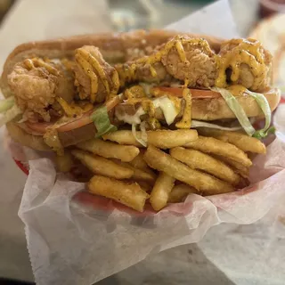 Shrimp Po Boy Combo
