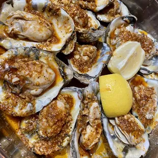 Steamed Oysters