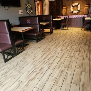 the dining area