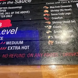 Our first time here. I questioned this at the bottom of the menu. Once I received my sandwich and was served Imitation crab.