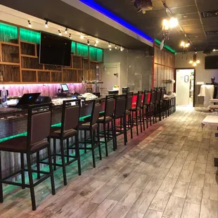 Indoor bar area