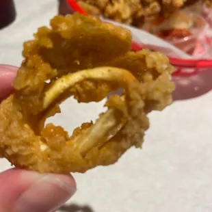 Super overcooked calamari.