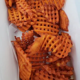 Waffle potato fries