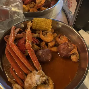 The closest is the Weekend Special ( can be order any day) and the furthest is the Low Country Boil