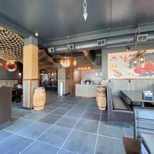 the interior of a restaurant