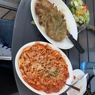 Chicken Piccata with cavatellis