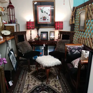 Every nook is filled. Take your time.